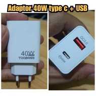 20 watt dual port charging head + type c 20 watt 40 w charger head baskete 40 watt adapter kivee bas