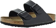 Womens Arizona Soft Footbed - Leather (Unisex), Black Birko Flor, 45