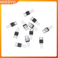 MISSYU 10pcs 55V 49A IRFZ44N IRFZ44 Power Transistor MOSFET N-Channel MISSYU