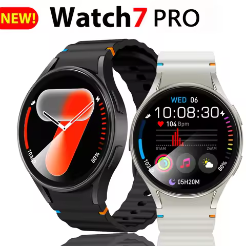 New Watch 7 mini GPS Track NFC Smart Watch Men Amoled Always Display Health Monitoring Clock BT Talk