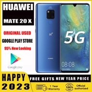 Stock Global Version Huawei Mate 20 X 5G EVR-N29 Android Phone Kirin 980 40.0MP NFC IP53 7.2 Inch 2244X1080 8GB RAM 256GB ROM