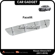 Nissan Almera Lower Aluminium Grill Lower Bumper Grille Gill Insert For Almera (2011-2019) Car Accce