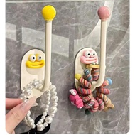Hair Tie Hair Tie Sticky Hook Toilet Storage Rack Hair Clip Rubber Band Hair Tie Hook Jewelry Hair T