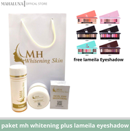 mh whaitening skin bpom 1 paket / mh whitening skin original bpom /cream mh skin 1 paket  plus LAMEILA Eyeshadow 10 warna  / mh whitening  pencerah wajah hasil cepat aman / MH Whitening Skin Bpom Hologram  / Bedak MH / mh miracle whitening/ mh /1 paket mh