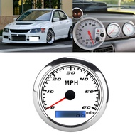 Universal GPS Speedometer 60MPH Speed Gauge 0‑999999 Mile IP67 Waterproof with Red Backlight for Boa
