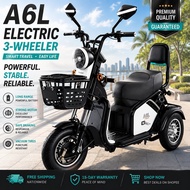 NEW Mini Ebike Basikal Elektrik Tricycle Skuter Elektrik 3 Roda Dewasa Electric Scooter 3 Wheel