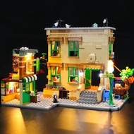 Habow LED-Lighting-kit for Ideas 123 Sesame Street, Compatible with 21324 Building Block Model,Not I