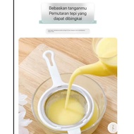 Tea Strainer Coffee Grounds Strainer/ Stainless Steel MPASI Strainer/ Plastic Handle MPASI Strainer 