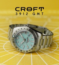 Spinnaker Croft Gmt watch limited edition aqua marine blue nh34 自動手錶 microbrand not seiko citizen baltic venezianico