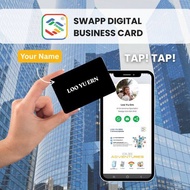 Customised Name NFC Business Card | Digital Name Card | NFC Name Card | Tap & Save Contact Easily - 