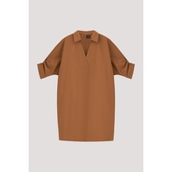 Elasticated Opening Cuffed Dress