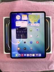 iPad Pro 13” 2025 (Gen 8) M5 256GB WiFi Space Black , 100% Battery Health (循環使用次數5次) , Apple Care to