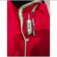 Racing exhaust/akrapovic ts125 ts 125 exhaust exhaust pnp