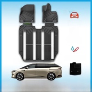 พื้นรถยนต์ TPE กันน้ำสำหรับเล็กน้อย Xpeng XPeng X9 พวงมาลัยด้านขวากันลื่น พื้นท้ายรถตกแต่งภายใน อุปก