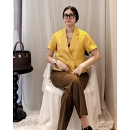 Short Sleeve Blazer Tweed 2 - Woman At Work Tweed Blazer