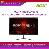 Acer Nitro KG240Y X1 23.8 FHD 200Hz IPS Gaming Monitor(HDMI,DP,3Yrs Wrty)