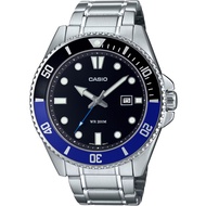 Casio Duro 200 นาฬิกาข้อมือผู้ชาย กันน้ำ 200m สายสแตนเลส รุ่น MDV-107D ของแท้ประกันศูนย์ CMG