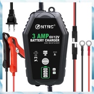 [W F S B]  6V 12V 3A Fully Automatic Smart Pulse Battery Repair Charger for Car Motorcycle Lithium L