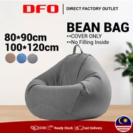 DFO Bean Bag Sofa Cover Lazy Sofa Cover Chair Cover Kerusi Malas Sofa Malas Bean Beg No Filling Inside