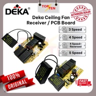 Deka Ceiling Fan 3/4/5 Speed Receiver PCB Board Receiver Deka Fan Mother Board Kipas Siling Receiver