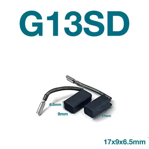 Power Tools G13SD Carbon Brushes 88 for Hitachi 125mm Angle Grinder Carbon Brushes 17x9x6.5mm