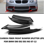 Carbon Fiber Front Bumper Splitter Lips For BMW E90 E92 E93 M3 07-12