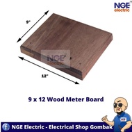 Overhead TNB| Wood Meter Board 1 Phase 9 x 12 TNB board