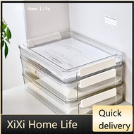 【SG STOCK】A4 file storage box classification box certificate storage box desktop storage box