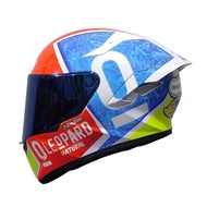 Full face helmet kbr tt course / Jaume Misano motif men's / women's helmet cheap price sni standard