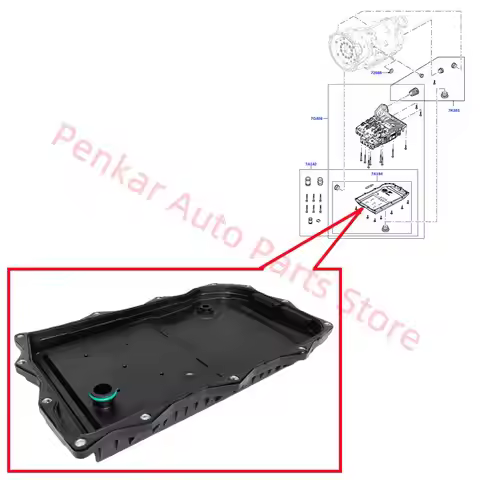 LR065238 Transmission Oil Pan With Filter For LAND ROVER DEFENDER DISCOVERY 4 5 RANGE ROVER 3 4 SPOR