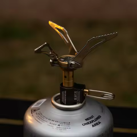 WELLHIKE Outdoor SWS Mini Stove: Foldable, Lightweight Solo Water-Boiling Essential for Hiking, Moun