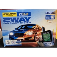 Car Alarm System Steel Mate 2Way Remote Engine Auto Start Alarm Stee Mate 898G
