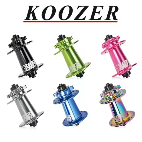 Koozer XM490pro Front MTB 5x100mm QR 9x100mm TA 15x100mm THRU 24H 28H 32H 36 Holes 6 Bolts Disc 2 Se