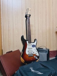 出售~絕版正美廠Fender American Deluxe HSS 手工仿舊