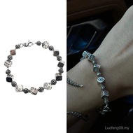 Chrome Hearts Chrome Hearts Chrome Hearts Chrome Hearts Dice Cross Flower Bracelet
Overweight Differ