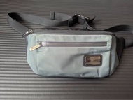 Samsonite 腰包 灰色腰包 新秀麗 包包 男用包 女用包 小包包 簡易小包
