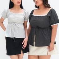 EGALE.ID - Odette Polkadot Top | Petite Mid Jumbo Plus SizeBIG