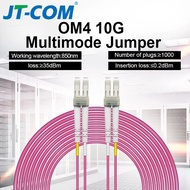 JT-COM OM4 LC-LC Multimode Duplex Fiber Optic Patch Cord 1m 2m 3m 5m 10m 15m 50/125 2.0mm Fibre Opti