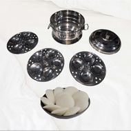 Stainless Steel Idly Pot Idli Panai  Idlies Steamer Pot/idly paanai Support Gas / Induction Stove Ki