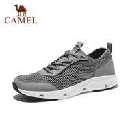 CAMEL รองเท้าผ้าใบกีฬาระบายอากาศผู้ชายรองเท้าบุรุษตาข่ายน้ำหนักเบากลางแจ้ง