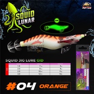 RIPTIDE LUNAR EGI SQUID LURE UKURAN 1.5 2.0 2.5 3.0 UMPAN PANCING CUMI GLOW IN THE DARK DAN RATTLE