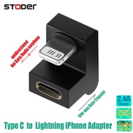 STODER Type C to Lightning Adapter USB C Phone Cables Converter iPhone Cord Elbow Right Angle 90 180