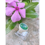 Cincin  Batu  Zamrud  Asli