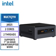 Intel NUC NUC7CJYHN Barebone System - Mini PC - Intel Celeron J4025 Dual-core