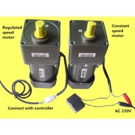 AC 380V 250W three phase motor with gearbox. AC 220V gear motor,