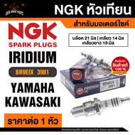 NGK IRIDIUM IX รุ่น BR9EIX (3981)/1หัว หัวเทียน YAMAHA TZM150/ YAMAHA TZR150/ KAWASAKI Z250SL หัวเที