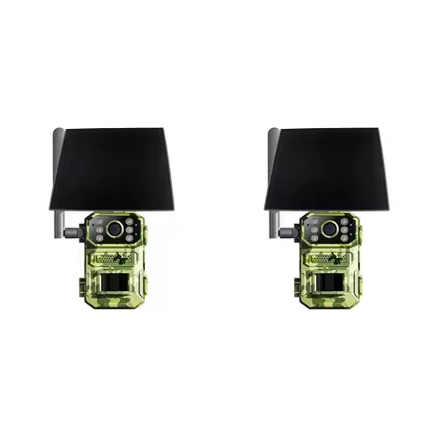 N75R-2X Solar Hunting Trail Camera 1080P 940Nm Infrared Night Vision Motion Activated Trigger Securi