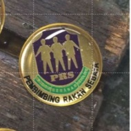 PRS BADGES SEKOLAH COLLAR PIN PRS GOLD 999 COLLAR PIN 25mm DIAMETER