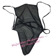 Men's Sexy Transparent Mankini Lingerie Underwear Sexy Underwear
