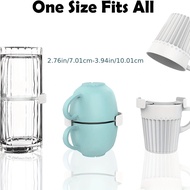 6 pack coffee cup storage box, kitchen cabinet rack storage rack coffee cup storage rack and storage